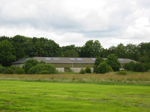 The airplane hangar seen from south, 2007